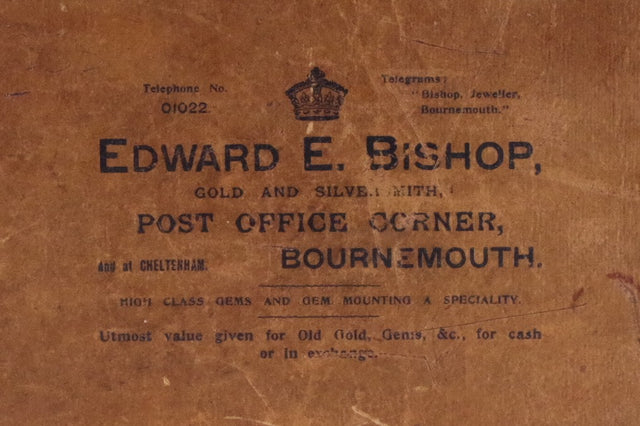 Cardboard Box "EDWARD E,BISHOP"